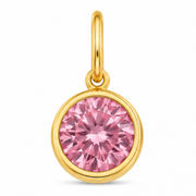 Dije destello rosa Grande