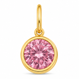 Dije destello rosa Grande