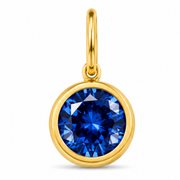 Dije destello azul rey Grande