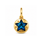 Dije mini estrellita azul
