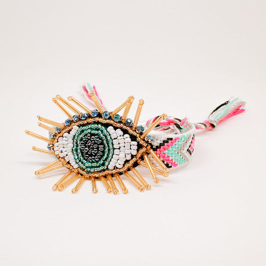 Pulsera Ojo Natsu rosa