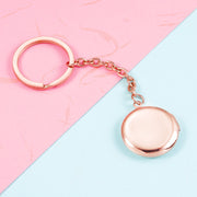 Llaverito de relicario oro rosa
