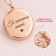 Llaverito de relicario oro rosa