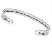 Brazalete delgado color plata