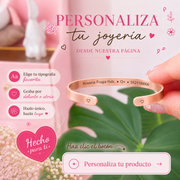 Brazalete delgado color rosa gold